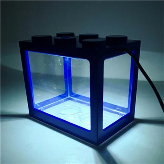 Betta Fish Fighting Cylinder Rumble Fish Cylinder Mini Aquarium Building Block Fish Tank