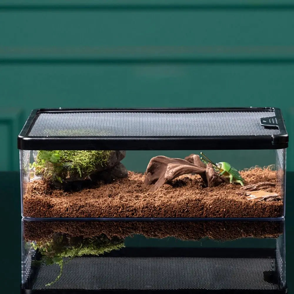 Reptile Breeding Box Acrylic Spider Lizard Amphibian Terrarium Leak-Proof Pet Habitat Animal Accessories