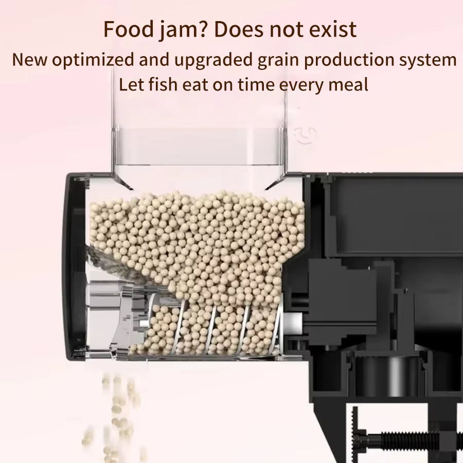 Aquarium Automatic Fish Feeder Fish Tank Feeder Intelligent Automatic Feeder Digital Timing Control Fish Aquarium Feeding