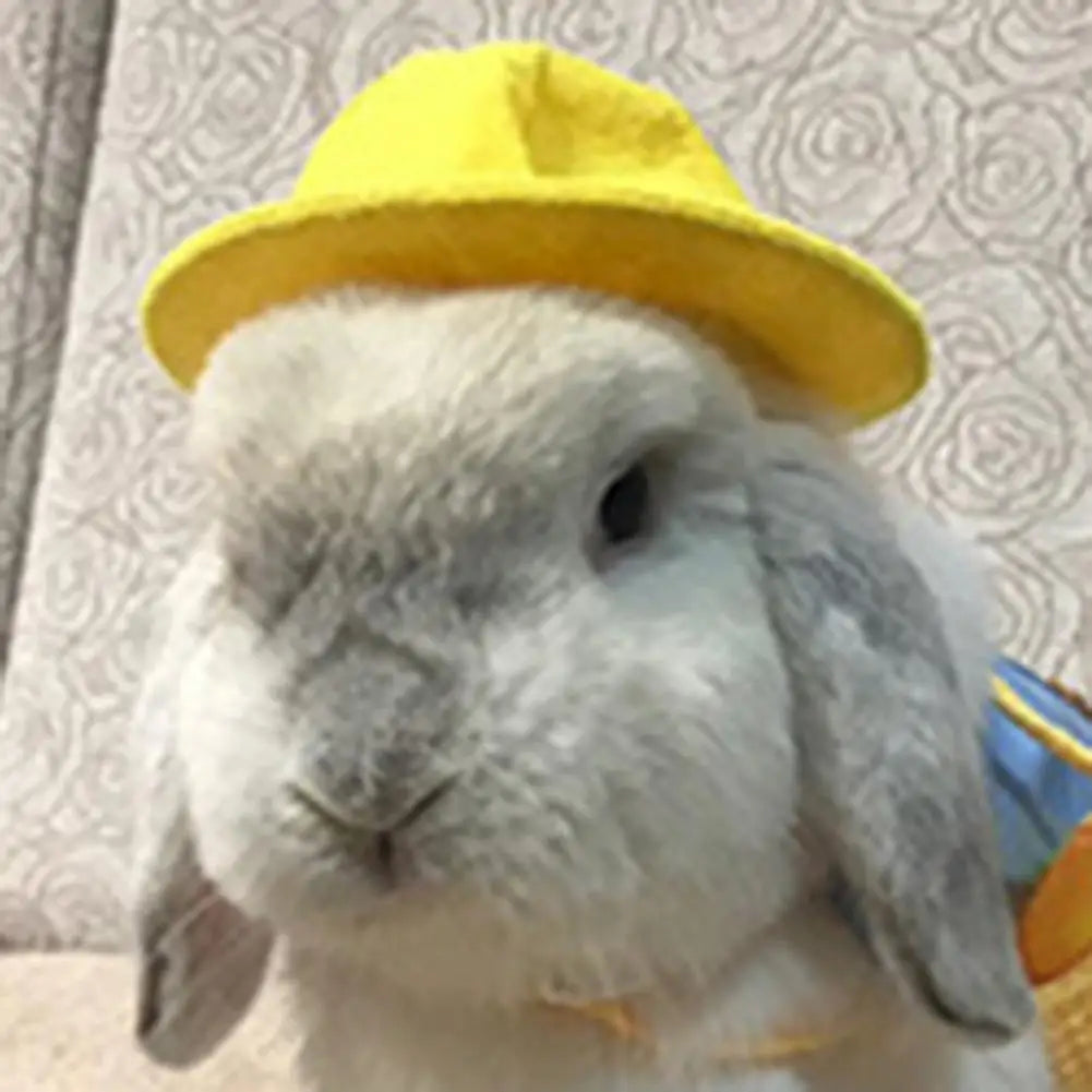 Small Animals Hats Rabbit Guinea Pig Hamster Hat Decorative Rabbit Cap Pet Festive Funny Hat Cap Head Accessories Pet Supplies