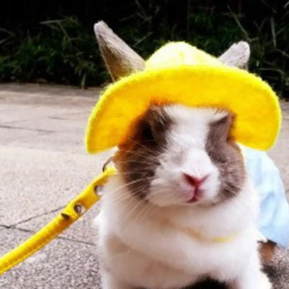 Small Animals Hats Rabbit Guinea Pig Hamster Hat Decorative Rabbit Cap Pet Festive Funny Hat Cap Head Accessories Pet Supplies