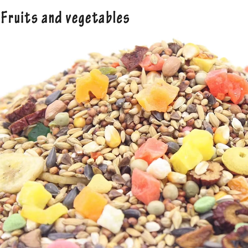400G Hamster Snack Small Hamster Grain Hamster Staple Food Set Meal Hamster Grain Bread Worm Dried Fish Hamster Snack Molars