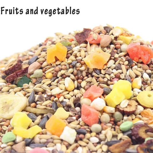 400G Hamster Snack Small Hamster Grain Hamster Staple Food Set Meal Hamster Grain Bread Worm Dried Fish Hamster Snack Molars
