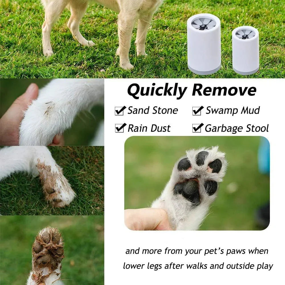 Portable Dog Paw Cleaner Cup | Muddy Paw Washer for Dogs | Pet Paw Cleaning Cup