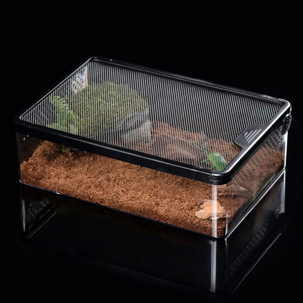 Reptile Breeding Box Acrylic Spider Lizard Amphibian Terrarium Leak-Proof Pet Habitat Animal Accessories