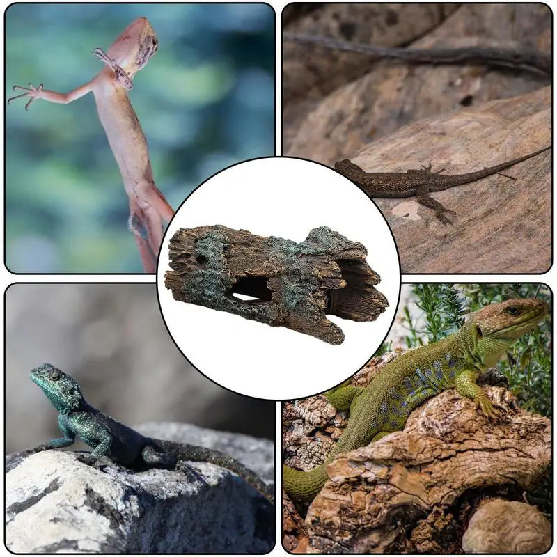 Reptile Hide Large Caves Reptile Hideouts Cave Habitat Shelter Decor for Snakes Turtle Lizards Fish Amphibians Reptile House