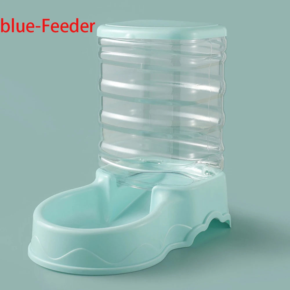 3.8L PP Material Pet Feeder Pet Water Fountain Drink Bowl Automatic Pet Feeder Large Cat Dog Food Dispenser