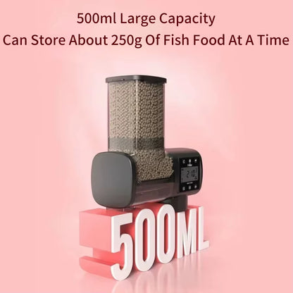 Aquarium Automatic Fish Feeder Fish Tank Feeder Intelligent Automatic Feeder Digital Timing Control Fish Aquarium Feeding